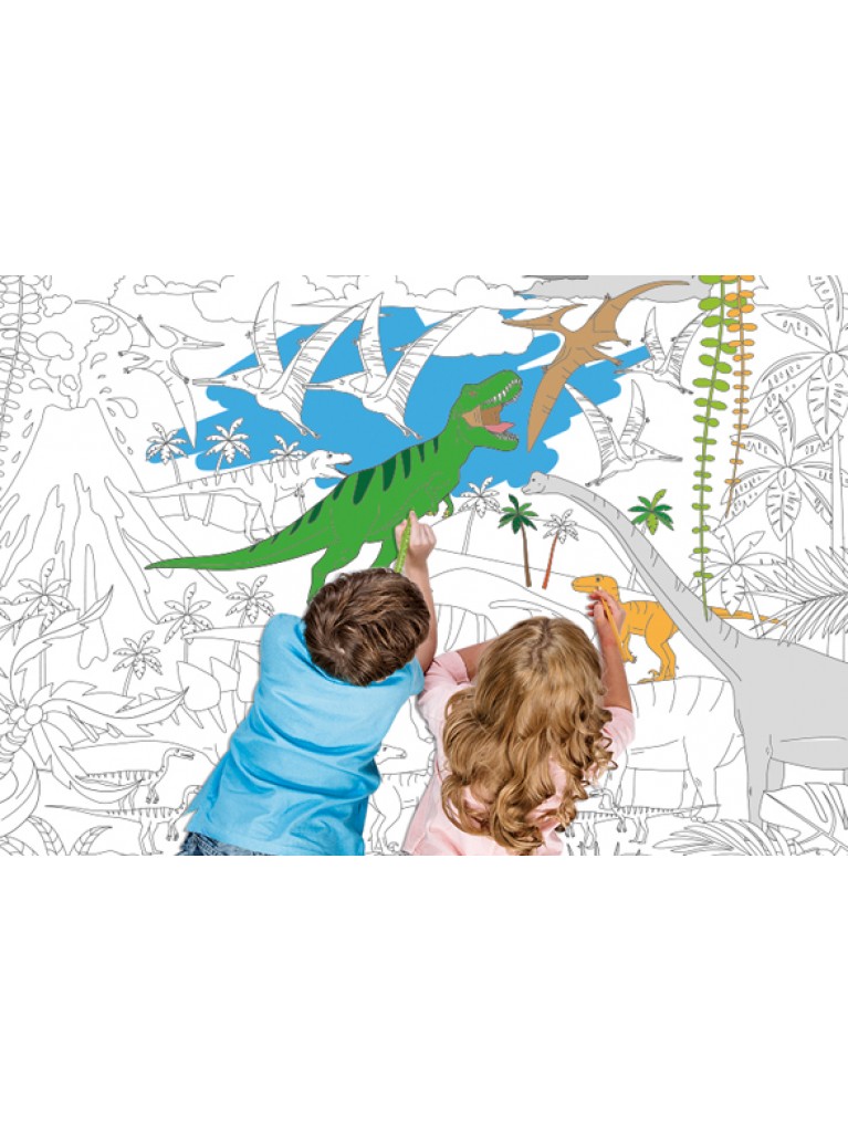 COLOURING THE DINOSAURS