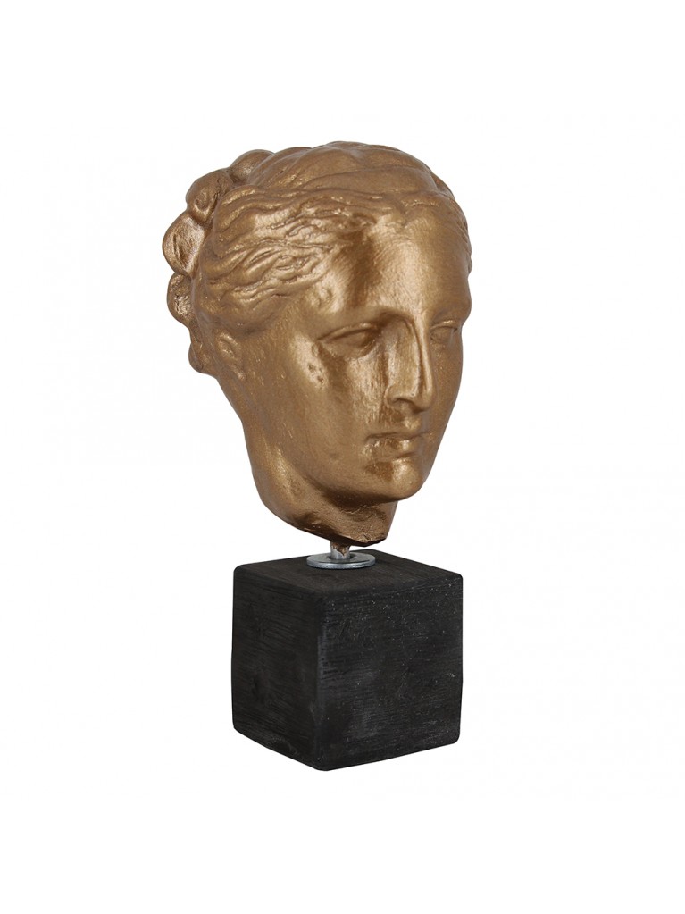 HEAD OF HYGEIA - GOLD COLOR (SMALL)