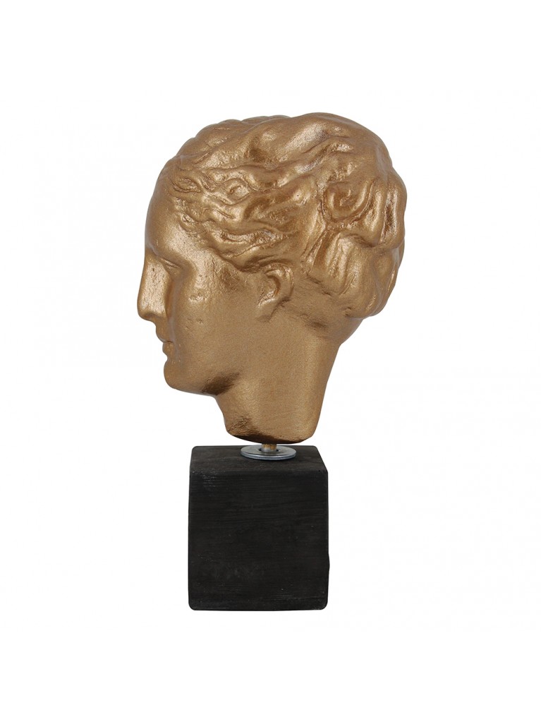 HEAD OF HYGEIA - GOLD COLOR (SMALL)