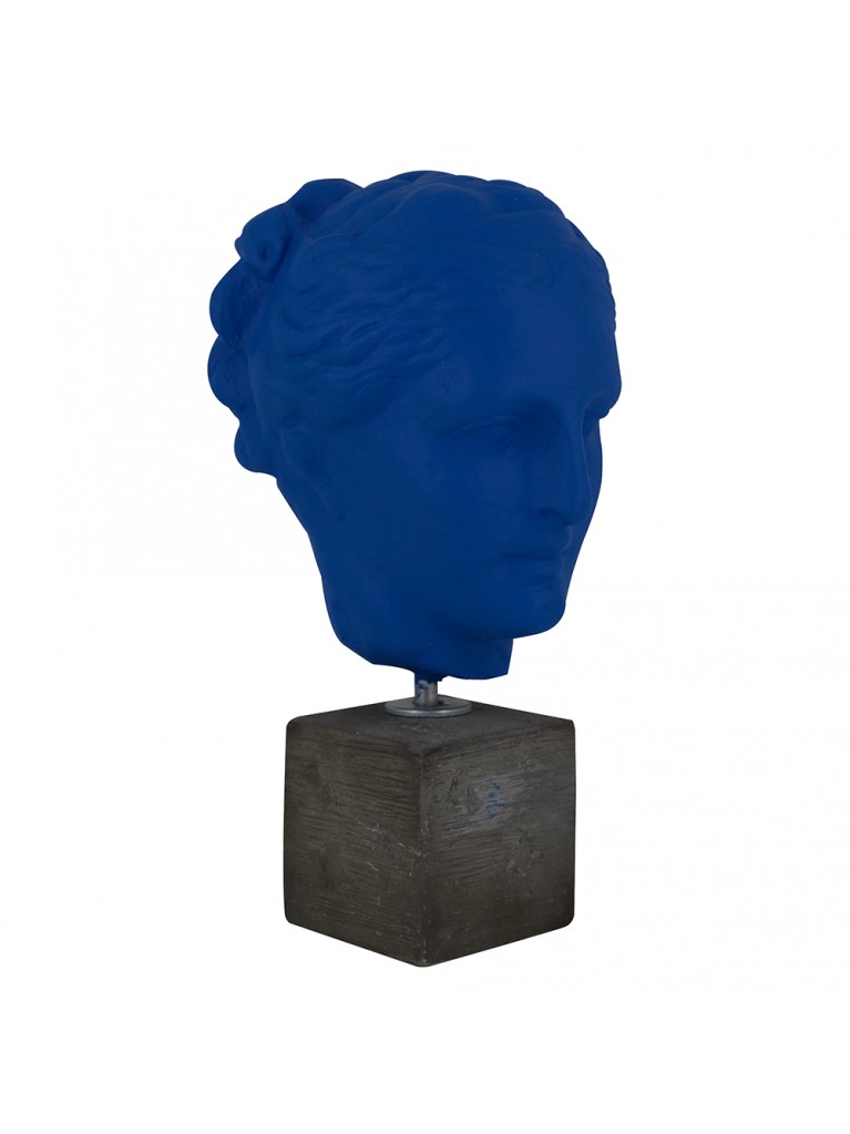 HEAD OF HYGEIA - BLUE COLOR (SMALL)