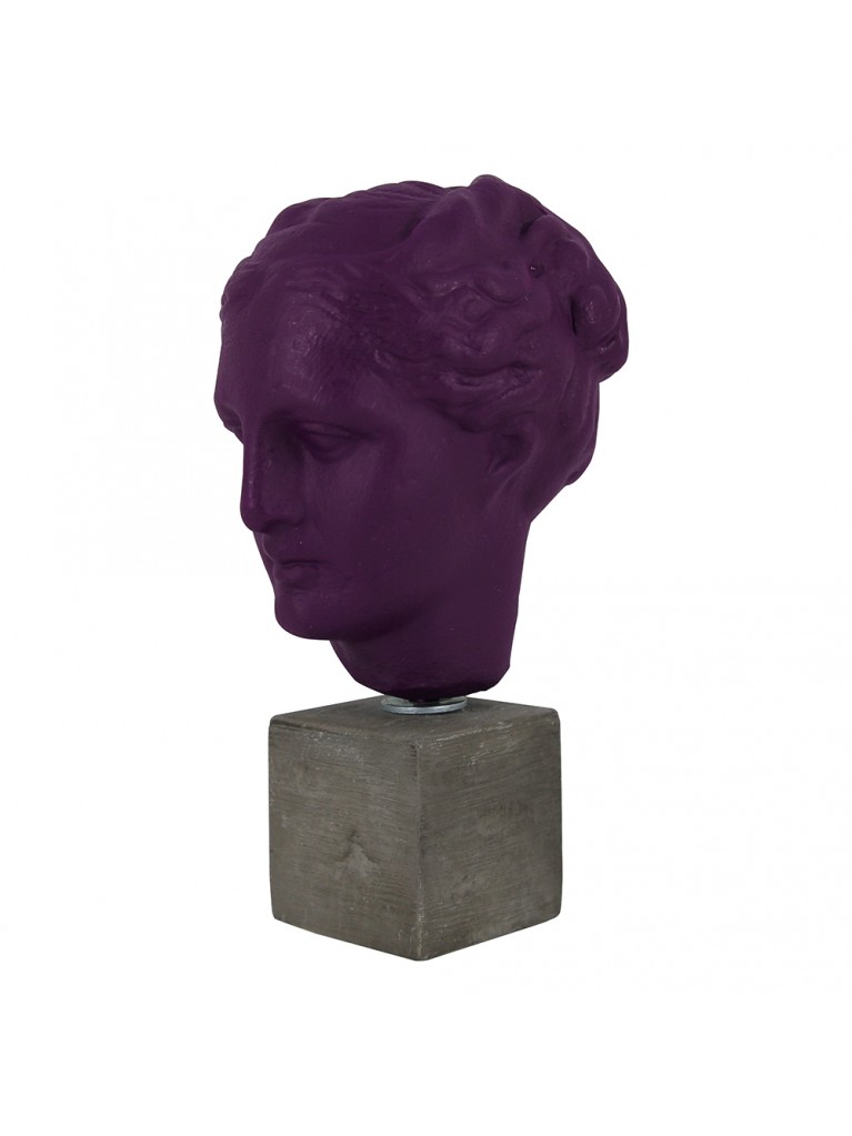 HEAD OF HYGEIA - PURPLE COLOR (SMALL)