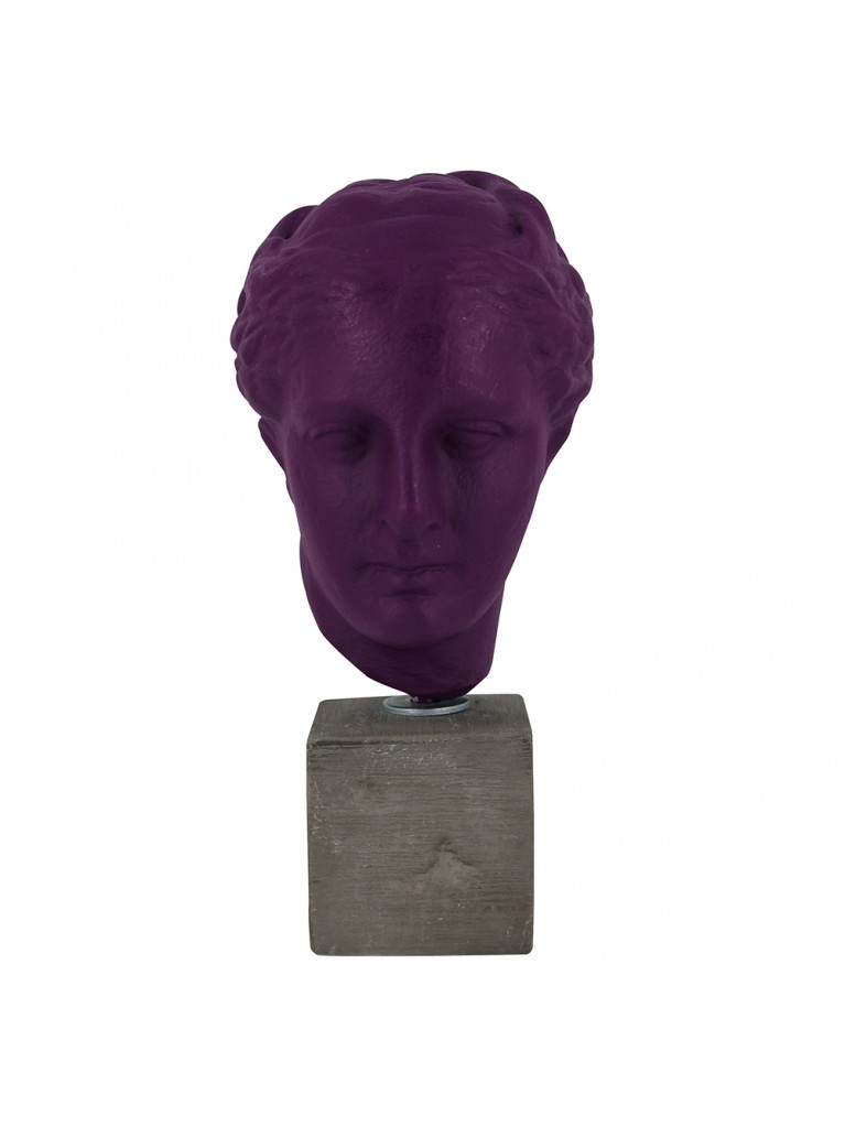 HEAD OF HYGEIA - PURPLE COLOR (SMALL)