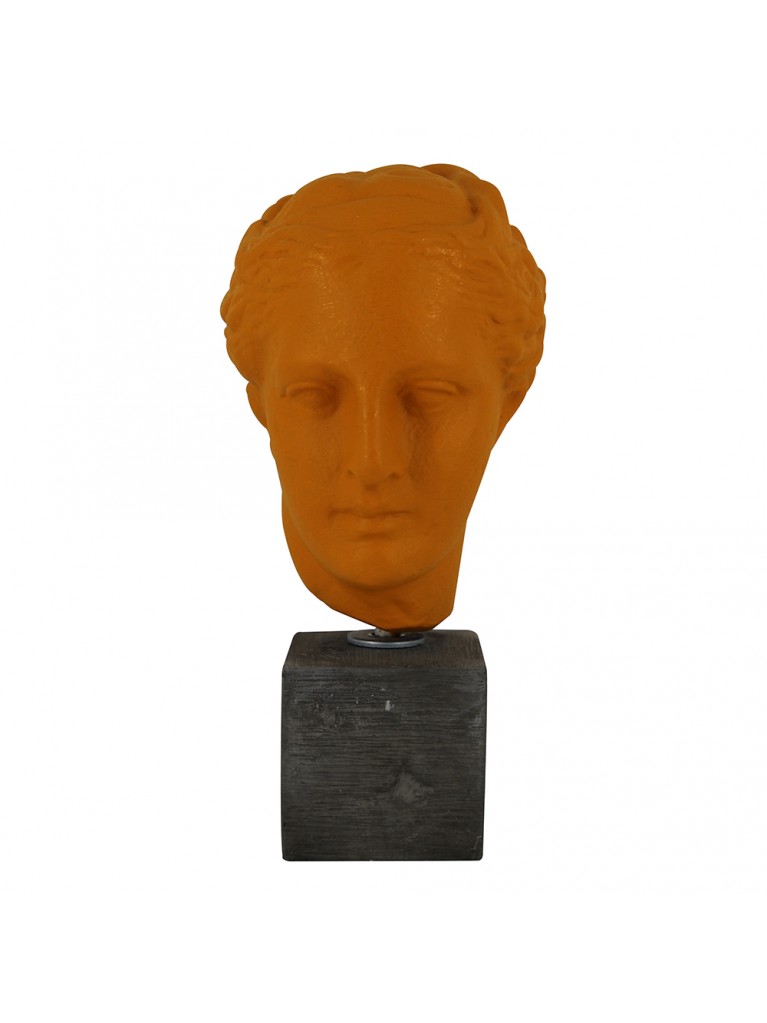 HEAD OF HYGEIA - ORANGE COLOR (SMALL)