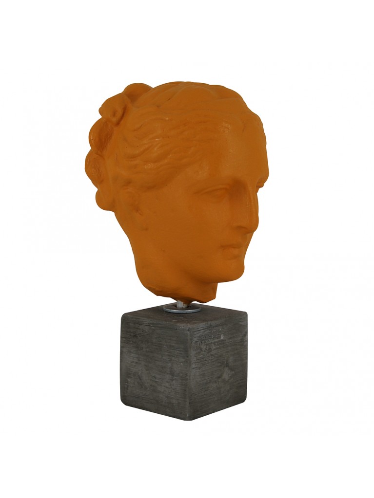 HEAD OF HYGEIA - ORANGE COLOR (SMALL)