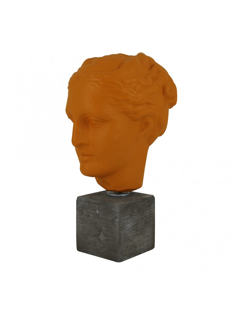HEAD OF HYGEIA - ORANGE COLOR (SMALL)