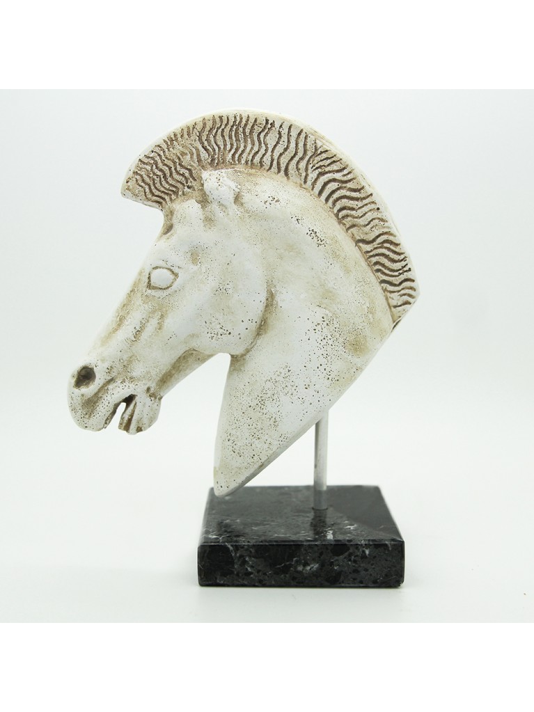 HEAD OF A HORSE STATUE