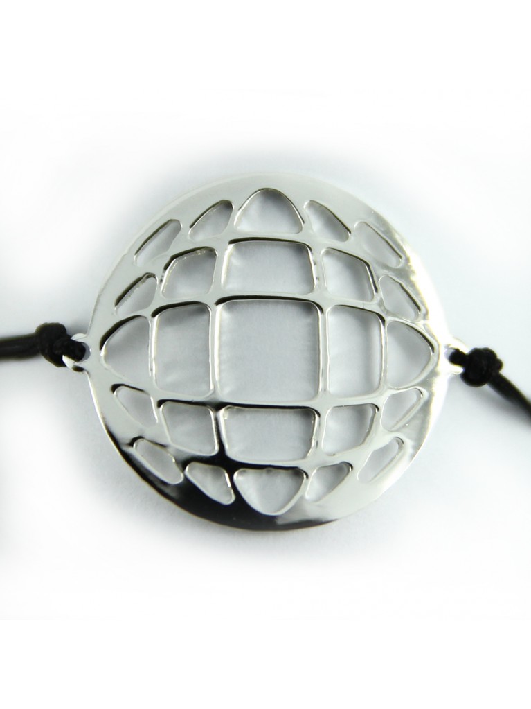 "ASTROLABE" SILVER BRACHELET