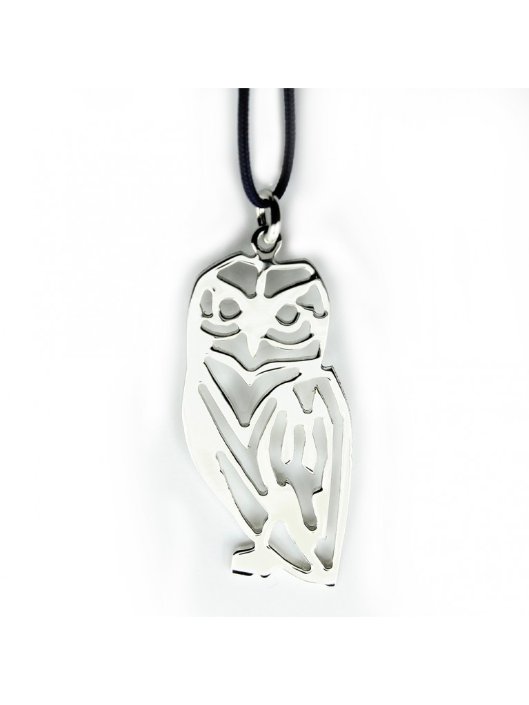 "SOFIA" SILVER NECKLACE (OWL)