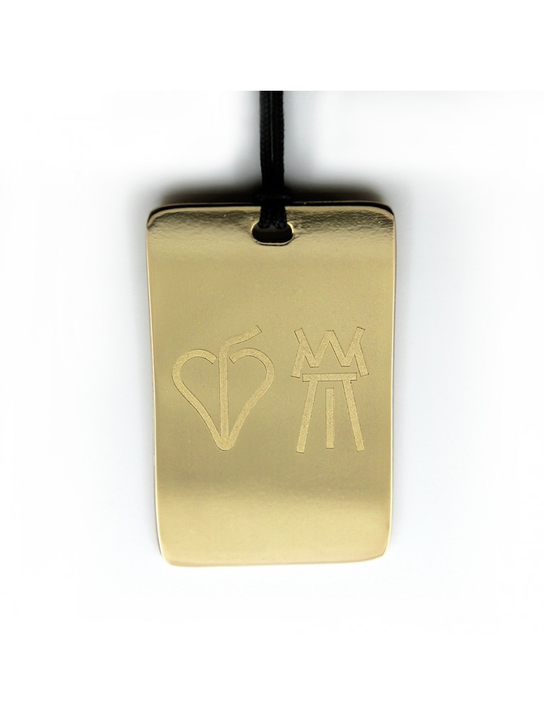 "ΤΥΧΗ" GOLD NECKLACE