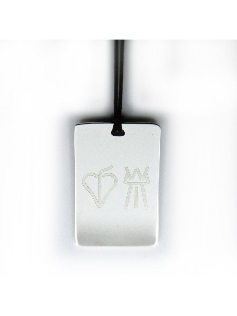 "TYXH" SILVER NECKLACE 3,5CM