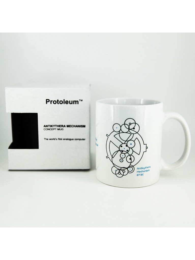 WHITE MUG - ANTIKYTHERA MECHANISM