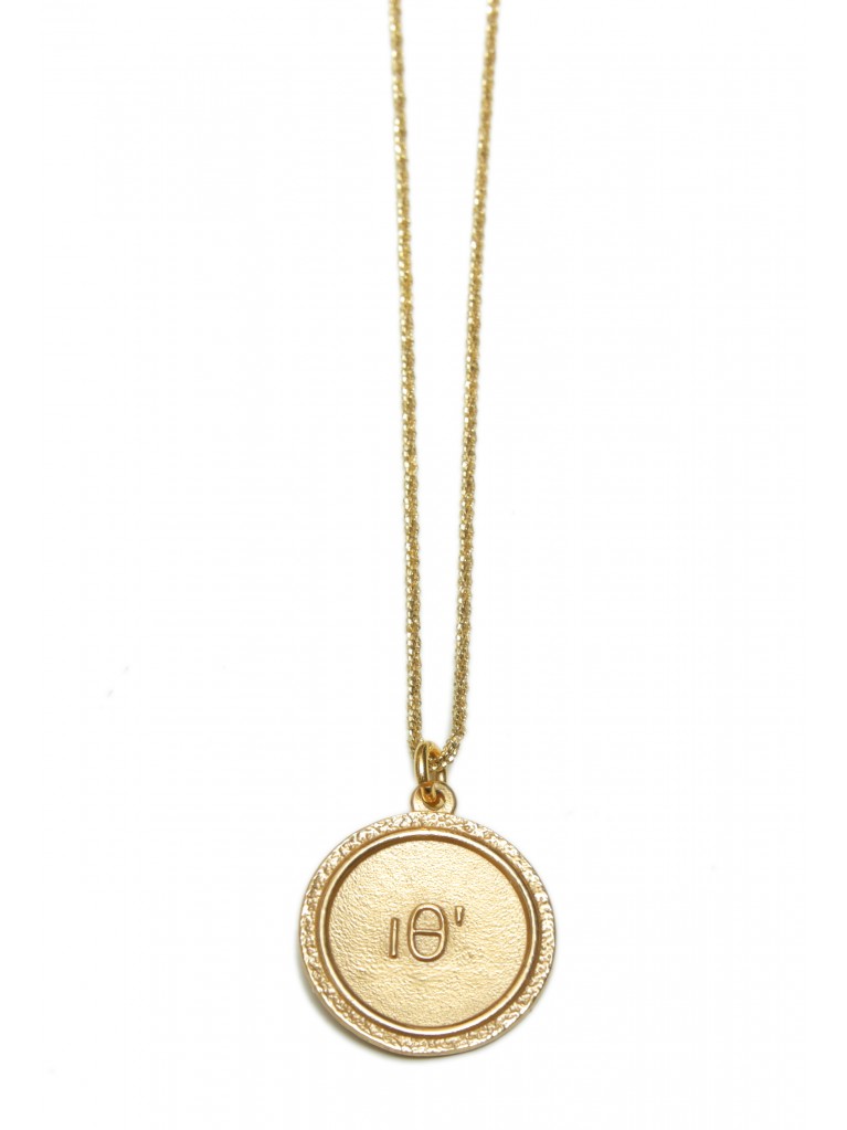 SILVER NECKLACE "BEE" GOLD-PLATED
