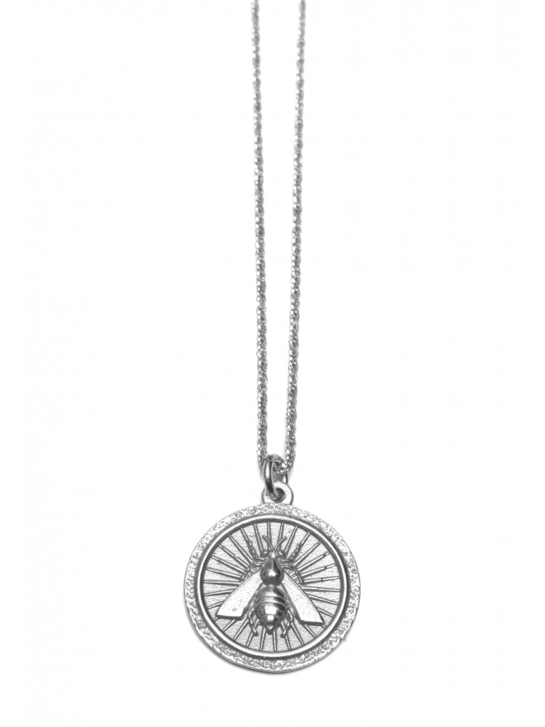 SILVER NECKLACE "BEE"