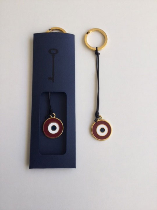 KEYRING WITH RED EYE