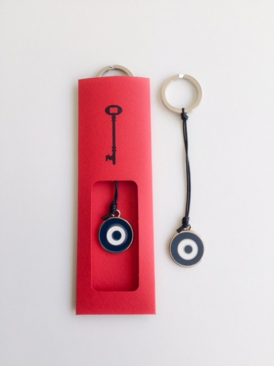 KEYRING WITH BLUE EYE