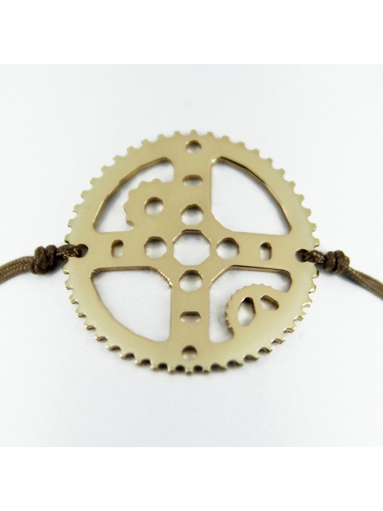 "EXELIXIS" BRACHELET 2,5 CM GOLD