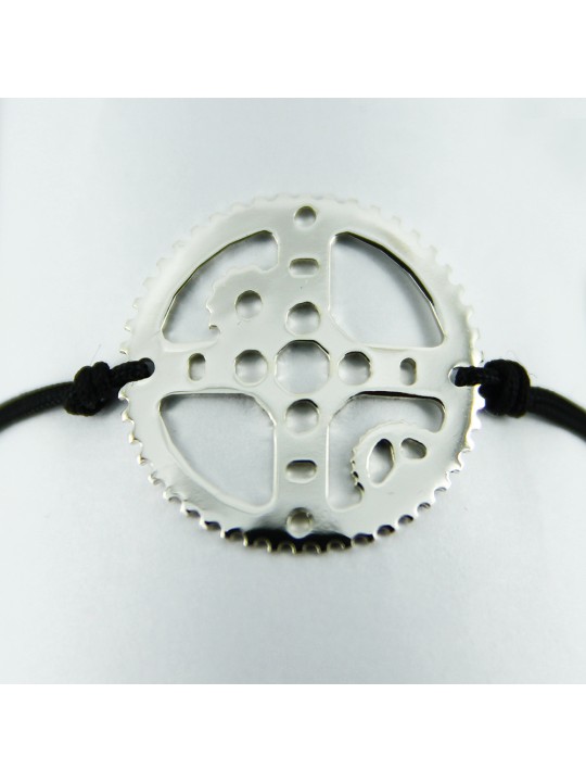 "EXELIXIS" BRACHELET 2,5 CM SILVER