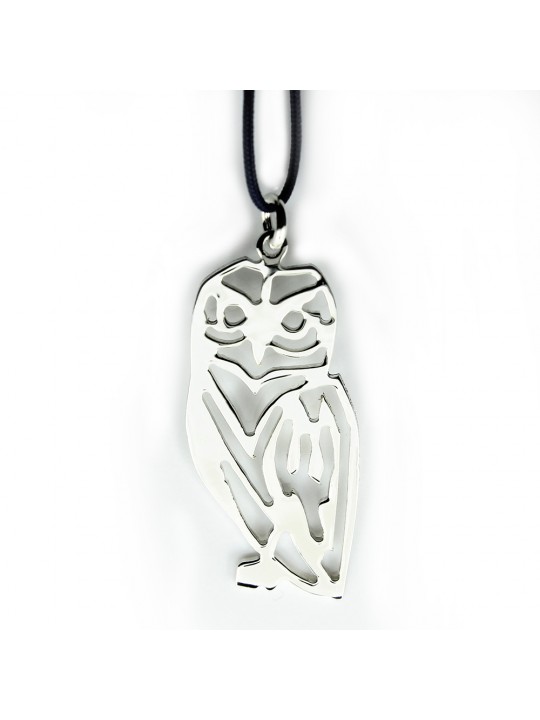 "SOFIA" SILVER NECKLACE (OWL)