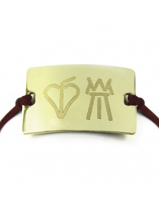 "LUCK" GOLD BRACHELET