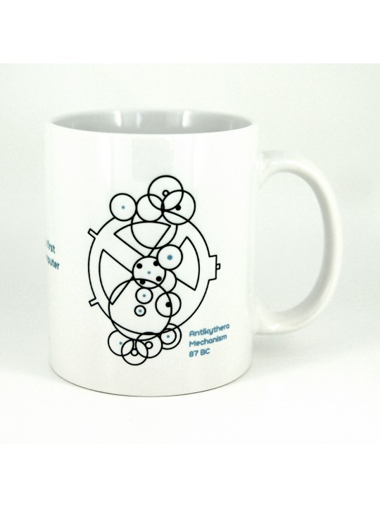 WHITE MUG - ANTIKYTHERA MECHANISM