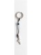 KEYRINGS WITH SILVER ENAMEL SEAGULL
