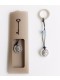 KEYRINGS WITH ALEXANDER THE GREAT ANIQUE SILVER