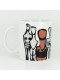 PORCELAIN COLORED CYCLADIC MUG